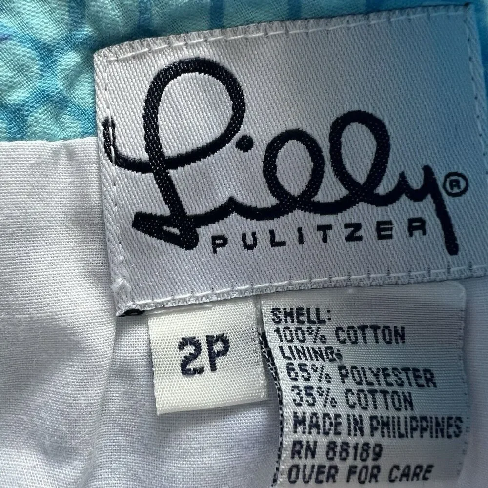 Lilly Pulitzer Busy Bee Mini Skirt Size 2P